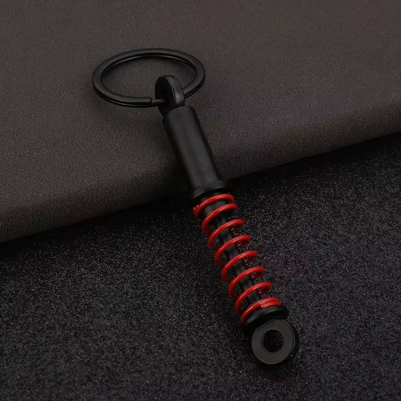 Porte-clés en acier inoxydable pour voiture, porte-clés créatifs avec pièces mécaniques.