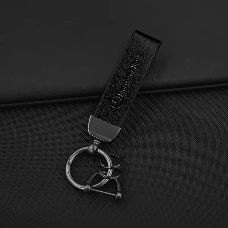 Porte-clés  de voiture en cuir Mercedes Benz AMG