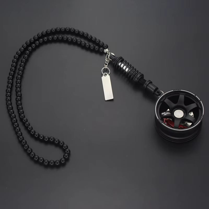 Pendentif décoration auto pour roue de voiture porte-clés Rétroviseur