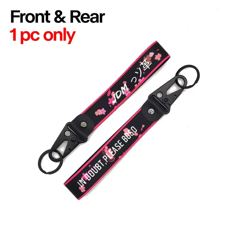 Porte-clés JDM Racing Culture Pendentif pour voiture ou moto 