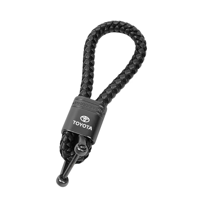 Porte-clés  de voiture en cuir Toyota