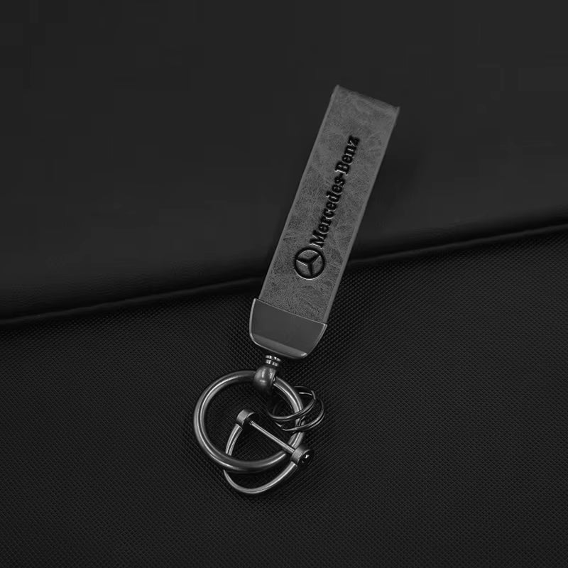 Porte-clés  de voiture en cuir Mercedes Benz AMG
