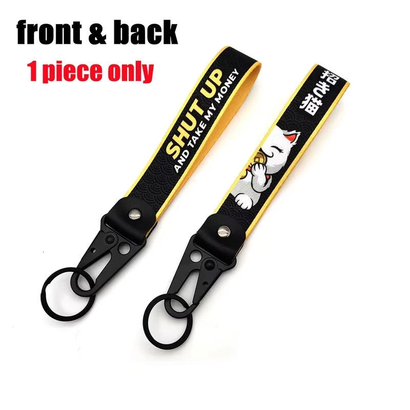 Porte-clés JDM Racing Culture Pendentif pour voiture ou moto 
