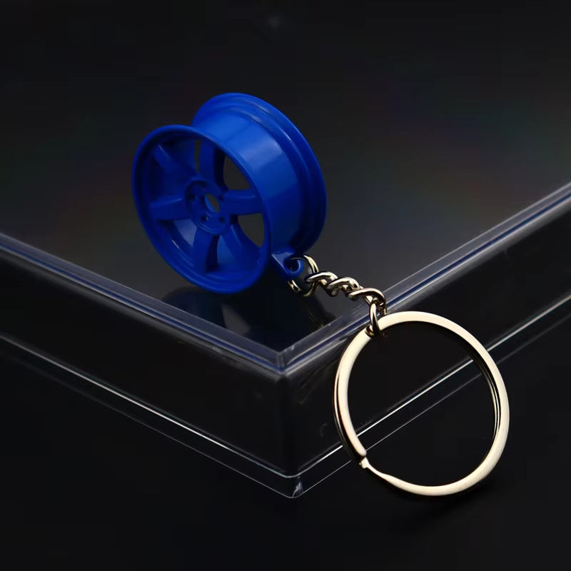 Porte-clés en acier inoxydable pour voiture, porte-clés créatifs avec pièces mécaniques.