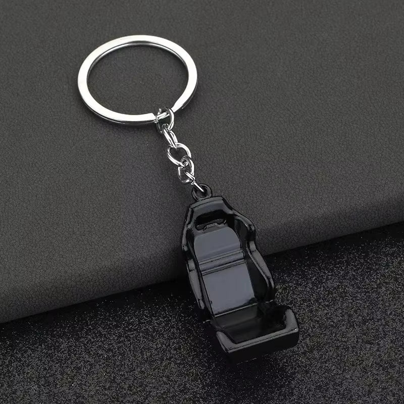 Porte-clés en acier inoxydable pour voiture, porte-clés créatifs avec pièces mécaniques.