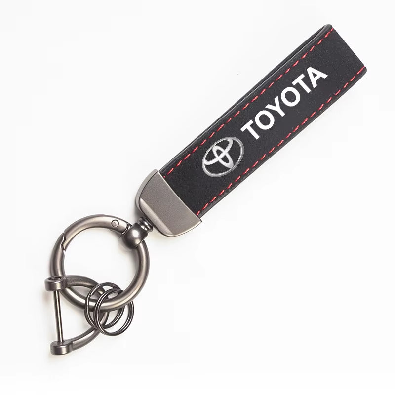 Porte-clés  de voiture en cuir Toyota