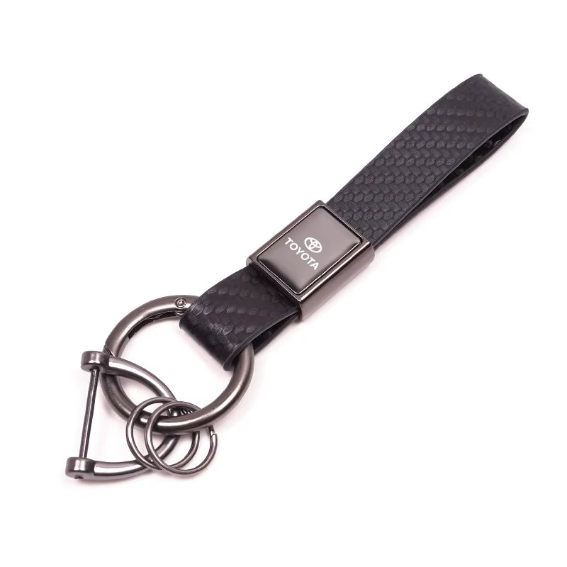 Porte-clés  de voiture en cuir Toyota