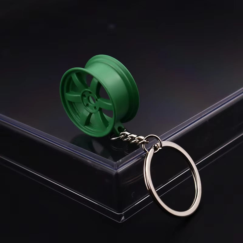 Porte-clés en acier inoxydable pour voiture, porte-clés créatifs avec pièces mécaniques.