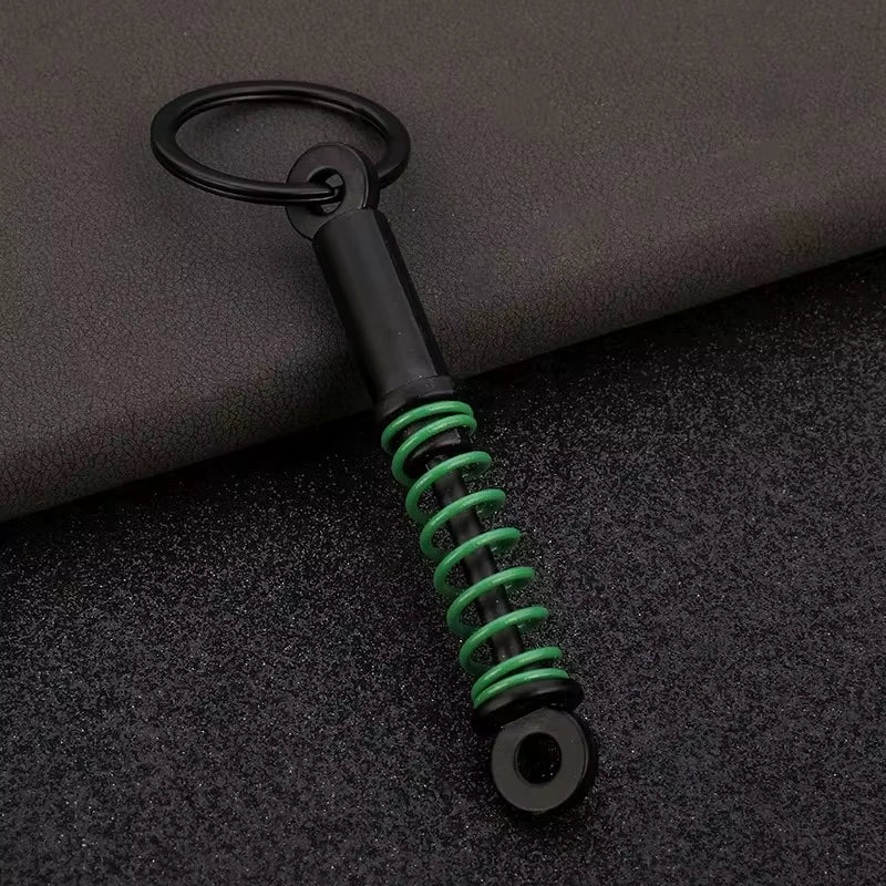 Porte-clés en acier inoxydable pour voiture, porte-clés créatifs avec pièces mécaniques.